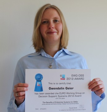EWG-DSS-2012-Award - Gwendolin Geier - short